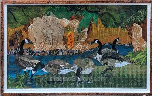 Five Geese by Donna Aldrich